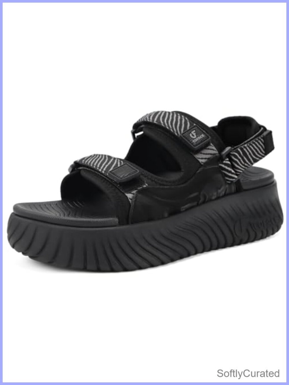 Orthopedic Walking Sandals with Arch Support Platform Adjustable Comfort
